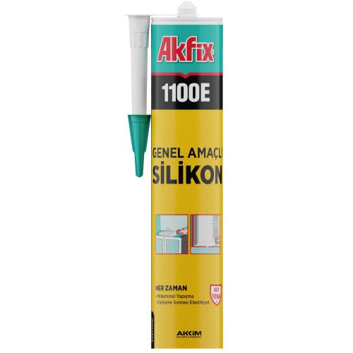 AKFİX SİLİKON ŞEFFAF 280 GR